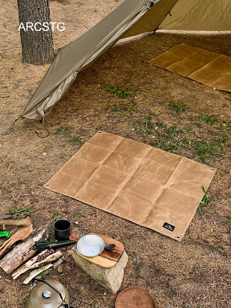 Outdoor Camping Rugs - ARCSTG Outdoor Camping Oil Wax Canvas