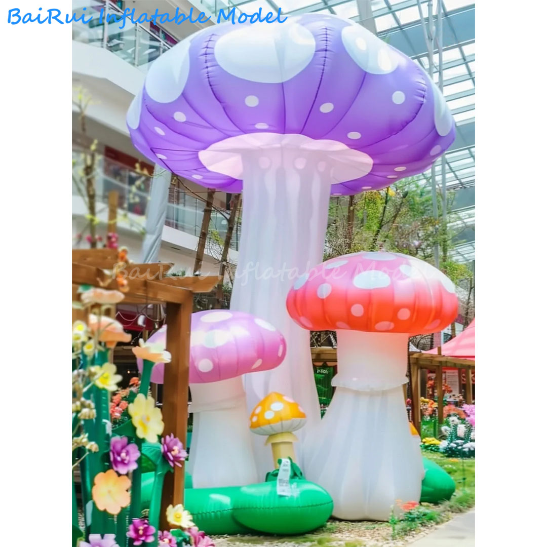 Giant Inflatable Cartoon Mushr - đánh giá và giá Outdoor Camping Exhibition