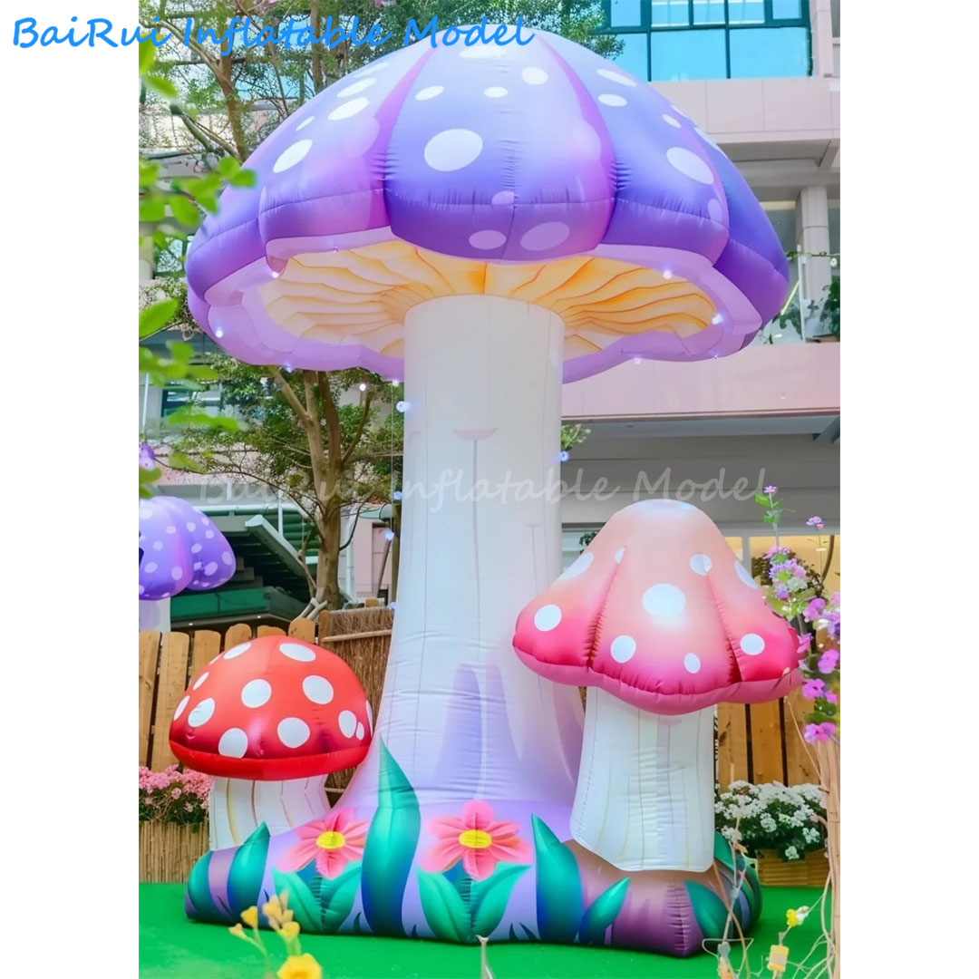 Giant Inflatable Cartoon Mushr - đánh giá và giá Outdoor Camping Exhibition