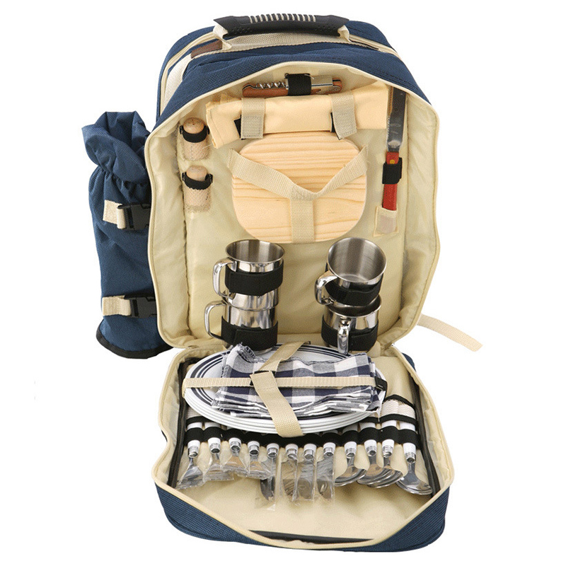 Portable 4 Persons Picnic Back - đánh giá và giá Outdoor Camping Dining Set