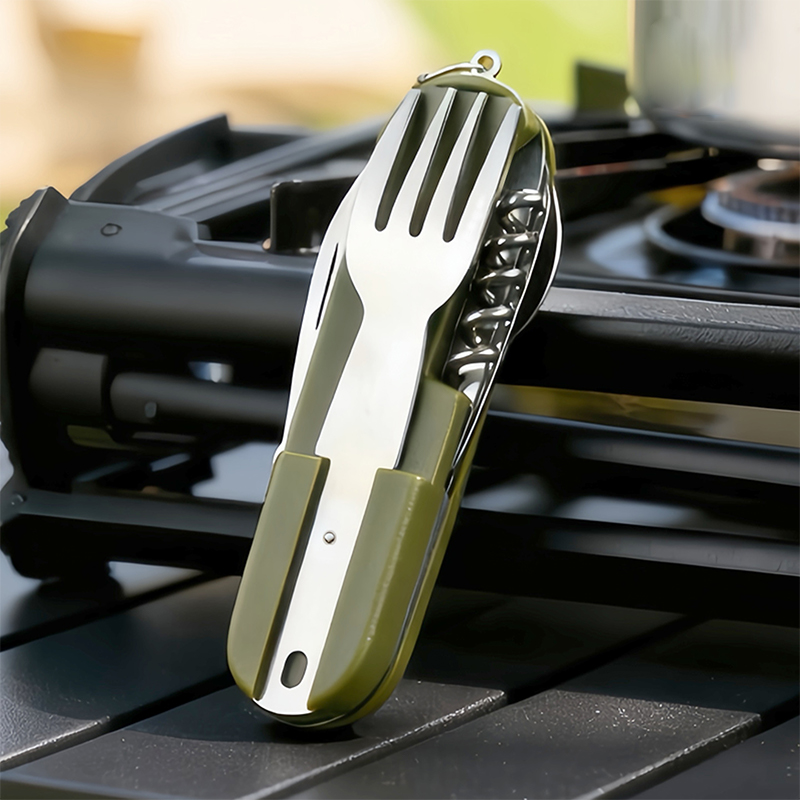 New Stainless Steel 7In1 Campi - đánh giá và giá Outdoor Camping Dining Set
