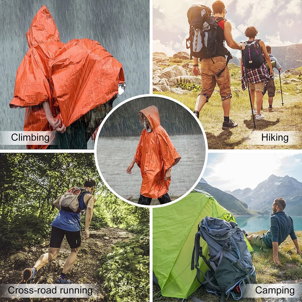 1Pcs Hiking Travel Tent Rainwe - đánh giá và giá Camping Rain Poncho