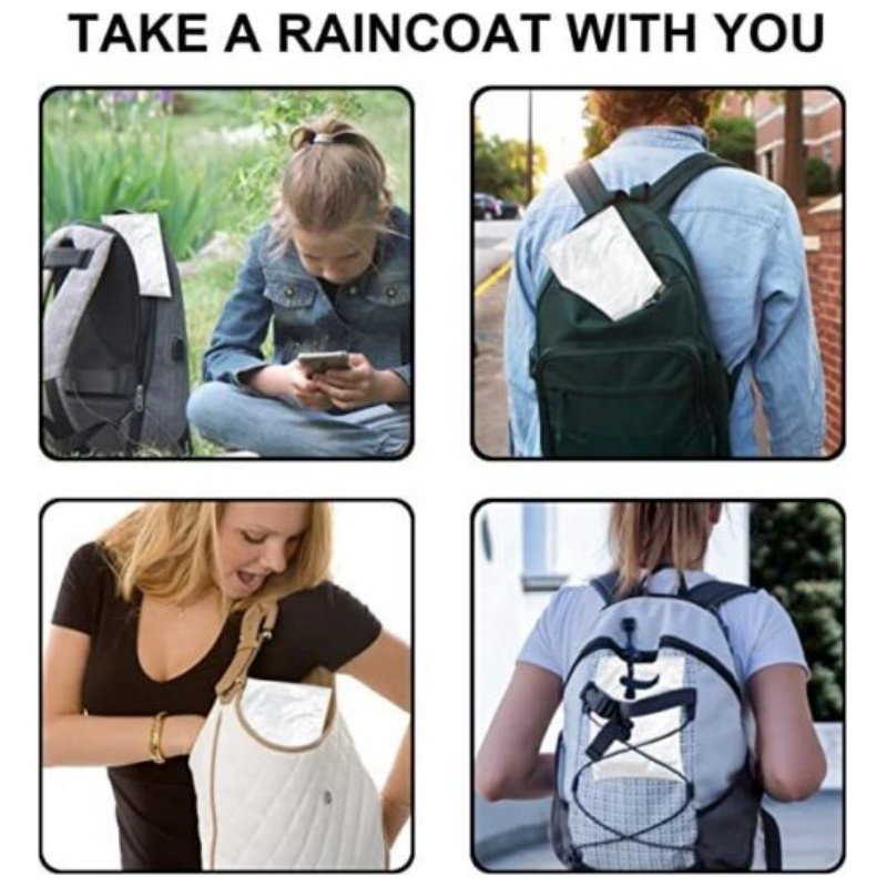 12Pcs Disposable Waterproof Ra - đánh giá và giá Camping Rain Poncho